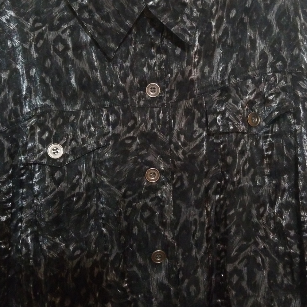 22W Ruby Rd Long Sleeve Top Blouse Plus Size - Picture 3 of 4